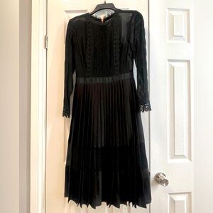 Elegant Black Lace Dress